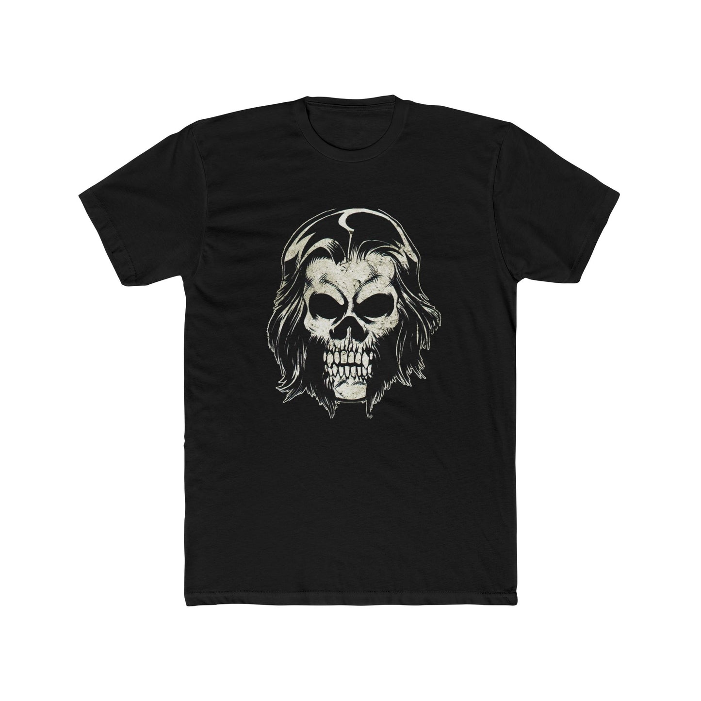 Cotton T-Shirt (Unisex) - Alex Skull (Black/White/Gray/Pink)