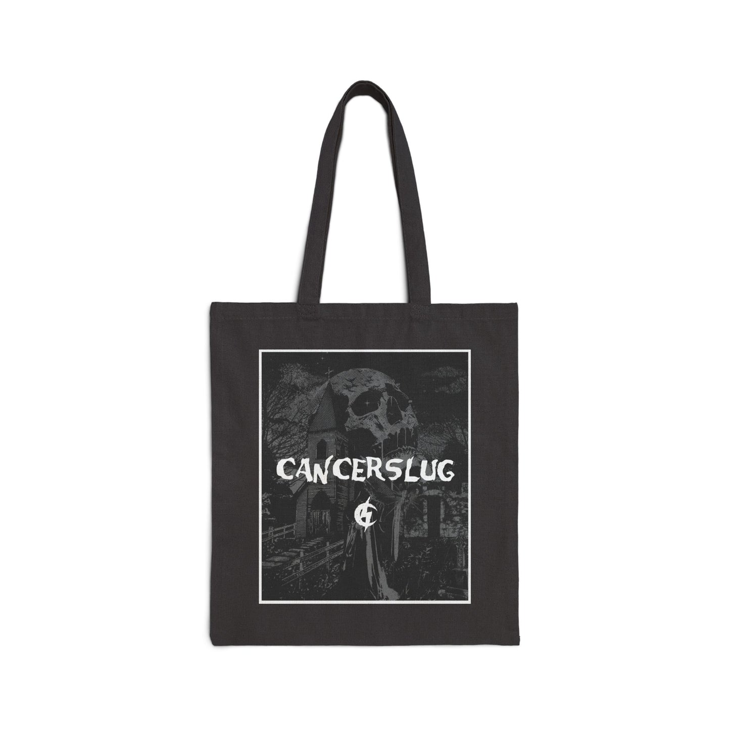 Cotton Canvas Tote Bag - Cancerslug Necromancer