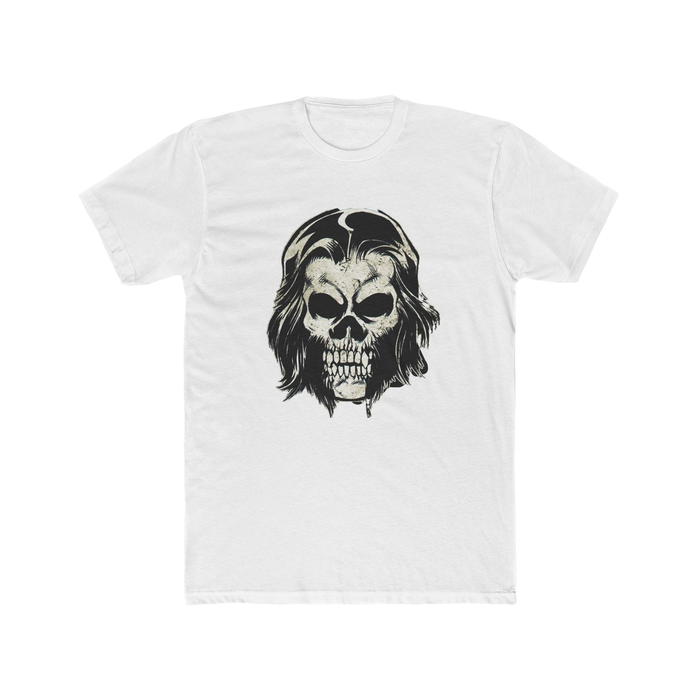 Cotton T-Shirt (Unisex) - Alex Skull (Black/White/Gray/Pink)