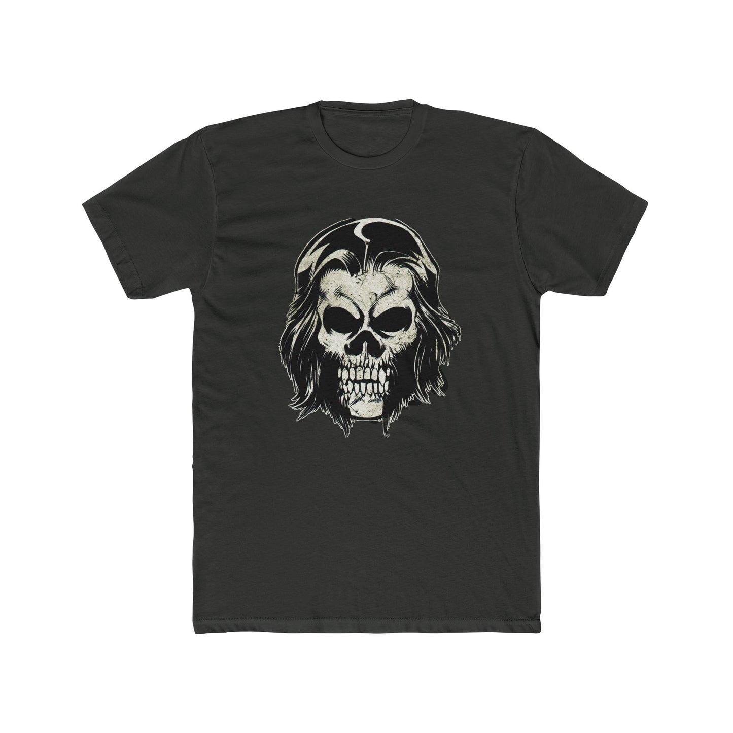 Cotton T-Shirt (Unisex) - Alex Skull (Black/White/Gray/Pink)