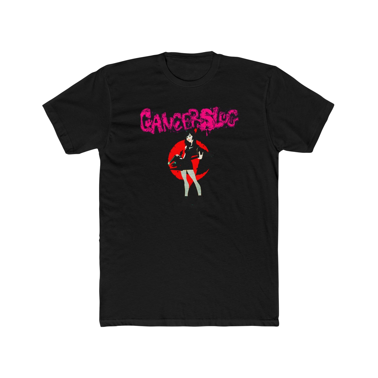 Cotton T-Shirt (Unisex) - She Wolves (Pink/Salmon/Black/White)