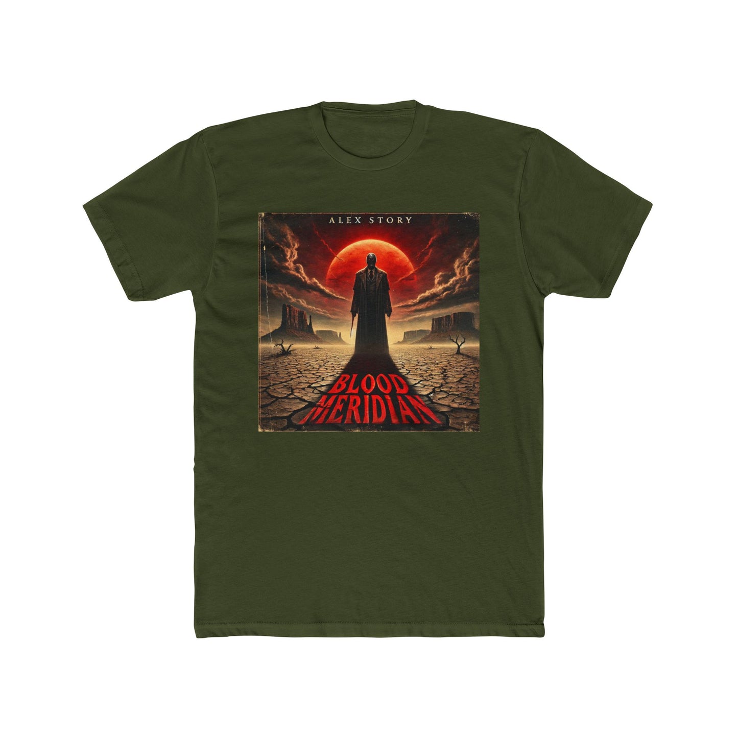 Cotton T-Shirt (Unisex) - Alex Story's Blood Meridian Album Art (Multiple Color Variants)