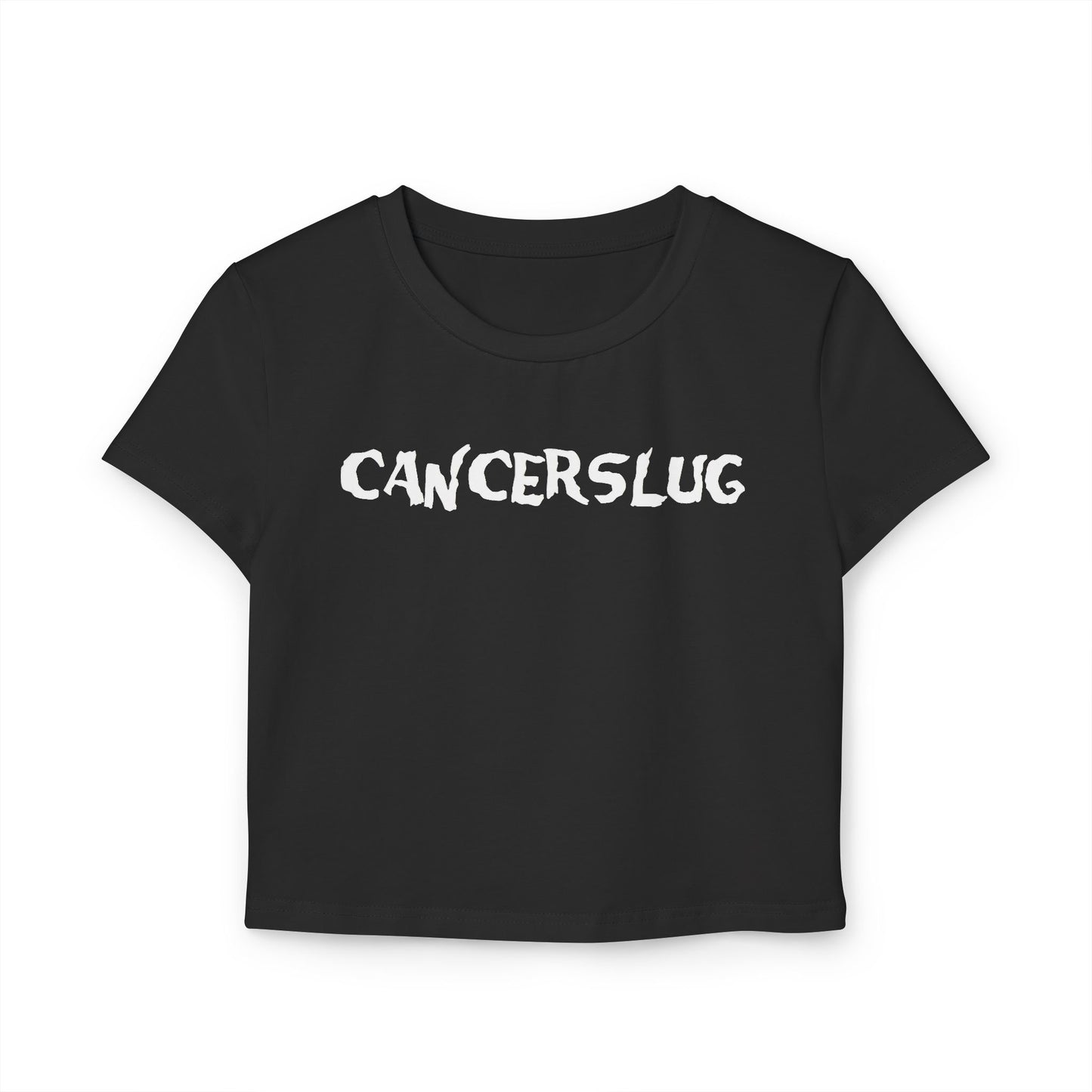 Cropped Tee - Cancerslug (Black/White/Pink/Sand)