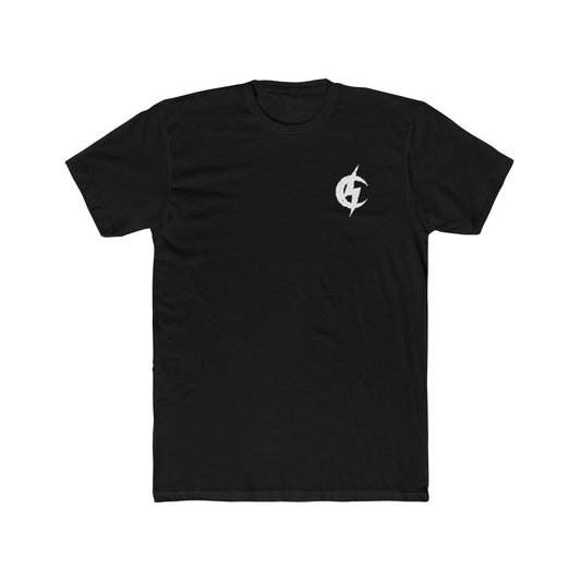 Cotton T-Shirt (Unisex) - CS Chest Logo (Front) & Alex Skull (Back)